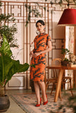 The Nian Nian Women Beaded Cheongsam Dress - Dawn