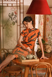 The Nian Nian Women Beaded Cheongsam Dress - Dawn