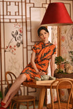 The Nian Nian Women Beaded Cheongsam Dress - Dawn