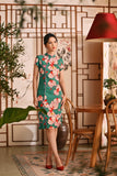 The Nian Nian Women Beaded Cheongsam Dress - Harmony