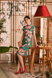 The Nian Nian Women Beaded Cheongsam Dress - Harmony