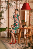 The Nian Nian Women Beaded Cheongsam Dress - Harmony