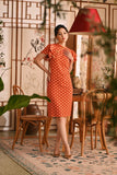 The Nian Nian Women Layered Sleeve Cheongsam Dress - Shine