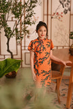 The Nian Nian Layered Sleeve Cheongsam Dress - Dawn