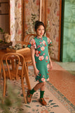 The Nian Nian Layered Sleeve Cheongsam Dress - Harmony