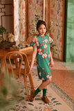 The Nian Nian Layered Sleeve Cheongsam Dress - Harmony