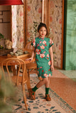 The Nian Nian Layered Sleeve Cheongsam Dress - Harmony