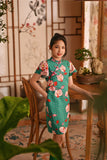 The Nian Nian Layered Sleeve Cheongsam Dress - Harmony