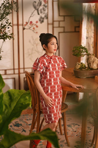 The Nian Nian Layered Sleeve Cheongsam Dress - Loyal