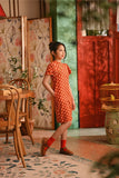 The Nian Nian Layered Sleeve Cheongsam Dress - Shine