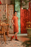 The Nian Nian Layered Sleeve Cheongsam Dress - Shine