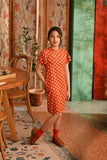 The Nian Nian Layered Sleeve Cheongsam Dress - Shine