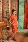 The Nian Nian Layered Sleeve Cheongsam Dress - Shine