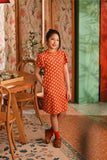 The Nian Nian Layered Sleeve Cheongsam Dress - Shine