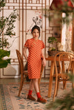 The Nian Nian Layered Sleeve Cheongsam Dress - Shine