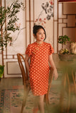 The Nian Nian Layered Sleeve Cheongsam Dress - Shine