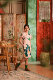 The Nian Nian Layered Sleeve Cheongsam Dress - Harvest