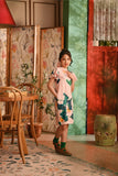 The Nian Nian Layered Sleeve Cheongsam Dress - Harvest