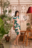 The Nian Nian Women Beaded Cheongsam Dress - Harvest