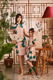 The Nian Nian Women Beaded Cheongsam Dress - Harvest