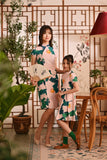 The Nian Nian Women Beaded Cheongsam Dress - Harvest