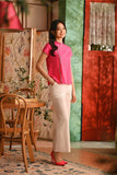 The Nian Nian Women Beaded Cheongsam Top - Fuchsia Pink