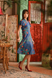 The Nian Nian Women Modern Blossom Dress - Twilight