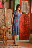 The Nian Nian Women Modern Blossom Dress - Twilight