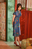 The Nian Nian Women Modern Blossom Dress - Twilight