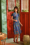 The Nian Nian Women Modern Blossom Dress - Twilight