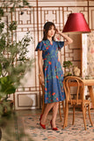 The Nian Nian Women Modern Blossom Dress - Twilight