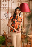 The Nian Nian Women Classic Cheongsam Top - Dawn