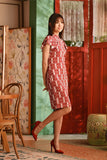 The Nian Nian Women Layered Sleeve Cheongsam Dress - Loyal