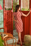 The Nian Nian Women Layered Sleeve Cheongsam Dress - Loyal