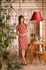 The Nian Nian Women Layered Sleeve Cheongsam Dress - Loyal