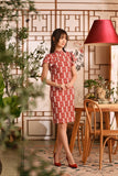 The Nian Nian Women Layered Sleeve Cheongsam Dress - Loyal