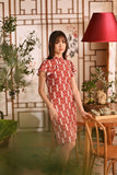 The Nian Nian Women Layered Sleeve Cheongsam Dress - Loyal