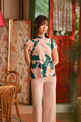 The Nian Nian Women Classic Cheongsam Top - Harvest