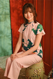 The Nian Nian Women Classic Cheongsam Top - Harvest