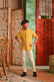 The Nian Nian Mandarin Shirt - Dijon Mustard