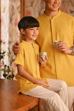 The Nian Nian Mandarin Shirt - Dijon Mustard