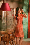 The Nian Nian Women Beaded Cheongsam Dress - Shine