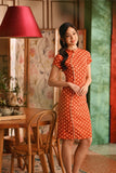 The Nian Nian Women Beaded Cheongsam Dress - Shine