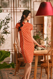 The Nian Nian Women Beaded Cheongsam Dress - Shine