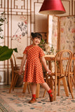 The Nian Nian Lace Sleeve Blossom Dress - Shine