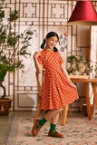 The Nian Nian Lace Sleeve Blossom Dress - Shine