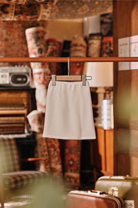 The Akar Kita Babies Folded Skirt - Off White