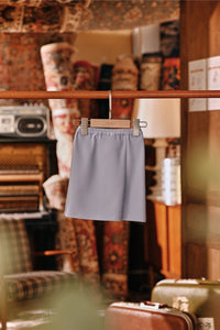 The Akar Kita Babies Folded Skirt - Blue Fog