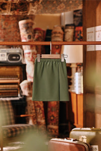 The Akar Kita Babies Folded Skirt - Sage Green