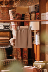 The Akar Kita Babies Folded Skirt - Silver Mink